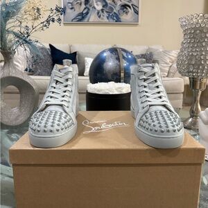 Authentic Christian Louboutin spikes orlato flats Sneakers Retails at $1045